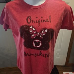 Disney Red Mousekete Short Sleeve Tee